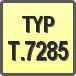 Piktogram - Typ: T.7285